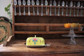 Hand Painted Butter Dish, 6 of 10