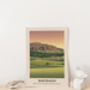 Binevenagh Aonb Travel Poster Art Print, thumbnail 2 of 8