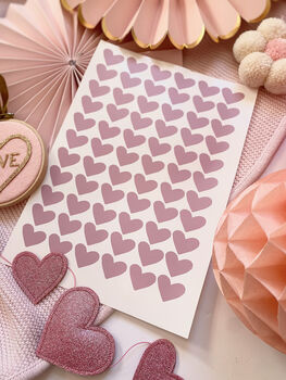 Hand Drawn Heart Wall Stickers, 3 of 4