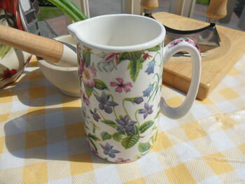 Small Jug In Dog Rose Floral Design, 3 of 8