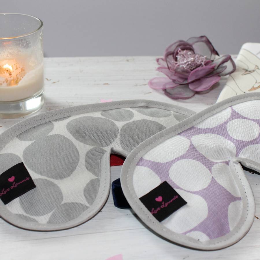 Luxury Lavender Filled Sleep Mask By Love Lammie & Co