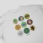 Celtic Football Beer Mats Oversized T Shirt, thumbnail 3 of 10