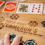 Personalised Poker Night Rotatable Serving Board, thumbnail 2 of 6