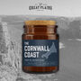 Brown Jar Candle • 'Cornwall ” • Scented Candle • Adventure • Coast • Surf • South West England • Gift For Her • Gift For Him • Gift Box, thumbnail 1 of 2
