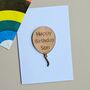 'Happy Birthday Son' Balloon Token And Card, thumbnail 1 of 2