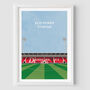 Football Stadium Minimalist Art Print Gift Request Any Stadium, thumbnail 9 of 12