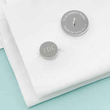 Personalised In A Brother You Have A Friend Cufflinks, 3 of 4