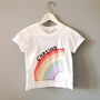 Child's 'Chasing Rainbows' T Shirt And Sweatshirt, thumbnail 1 of 3