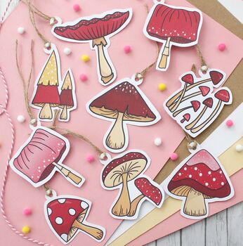 Fairytale Magical Mushrooms Gift Tags, Large, 5 of 9