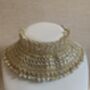 Gold Plated White Kundan Indian Choker Set, thumbnail 3 of 9