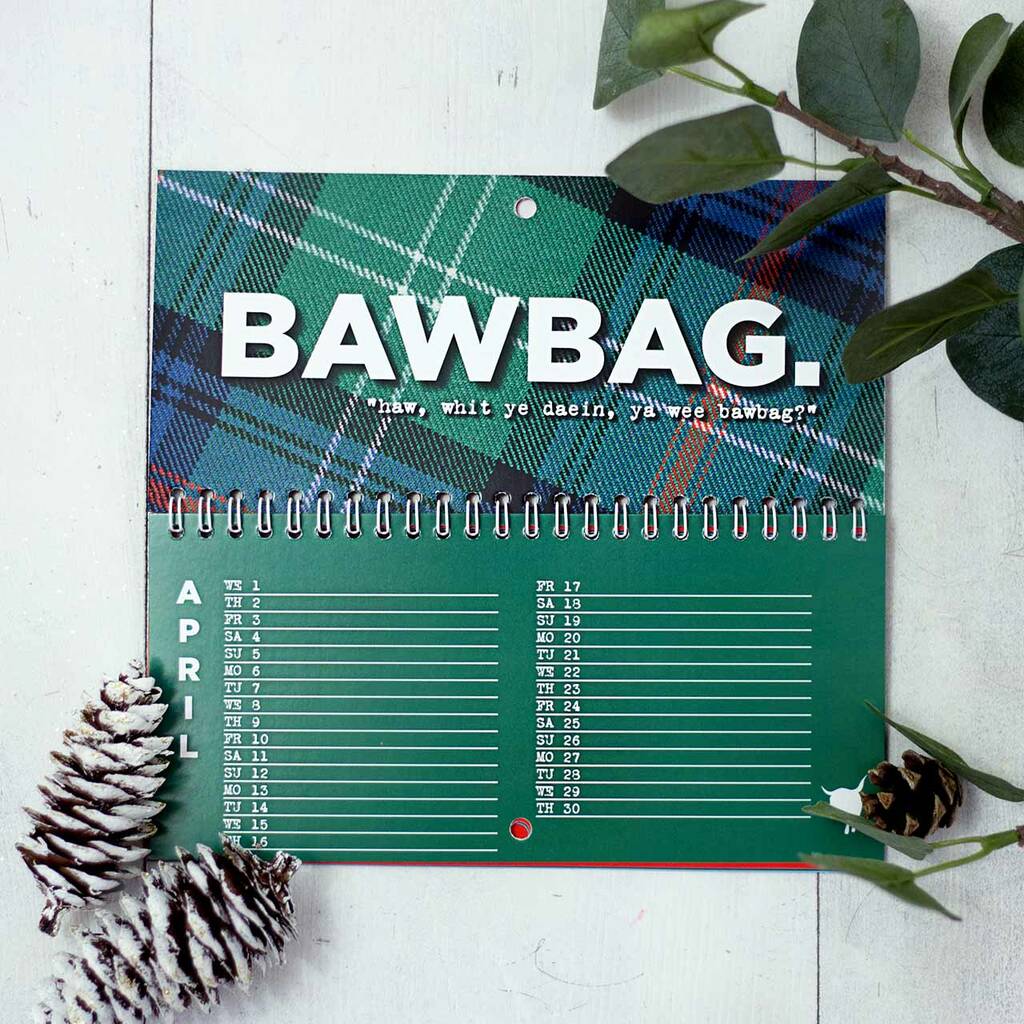 Scottish Insults Calendar 2020 By Hiya Pal By Hiya Pal
