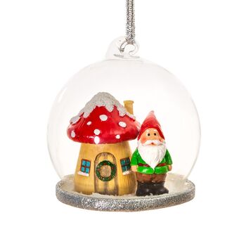 Gnome Home Dome Bauble, 2 of 2