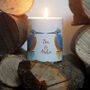 Personalised Kingfisher Pair Scented Ceramic Candle, thumbnail 1 of 3