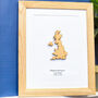 Personalised Valentine's Location Wooden Framed Print, thumbnail 5 of 9