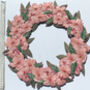 Floral Wreath Embroidery Artwork, thumbnail 4 of 5