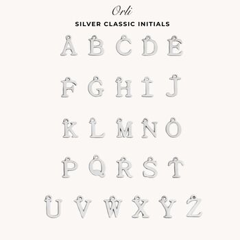 Silver Gracie Initial And Birthstone T Bar Necklace, 3 of 7