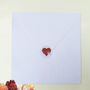 Red Butterfly Heart Envelope Stickers Or For Anywhere, thumbnail 2 of 3