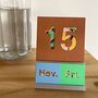 25% Off. Perpetual Paper Calendar With Stand, thumbnail 8 of 10