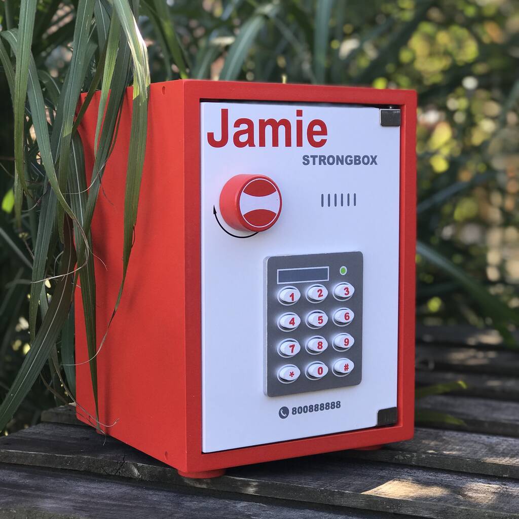 Personalised Wooden Safe For Children By Harmony At Home Boutique