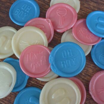 Self Adhesive New Baby Wax Seal Stickers, 3 of 6