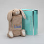 Personalised Embroidery Brown Bunny Hot Water Cover, thumbnail 5 of 9