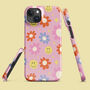 Floral Smiley Snap Phone Case For iPhone And Samsung, thumbnail 1 of 4