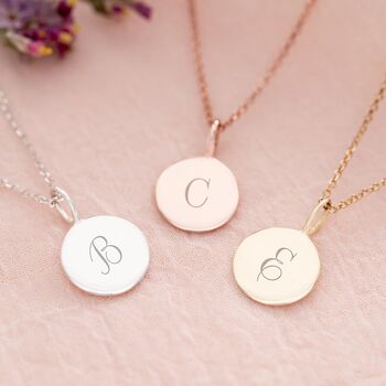 Sia Sterling Silver Personalised Initial Necklace, 2 of 12