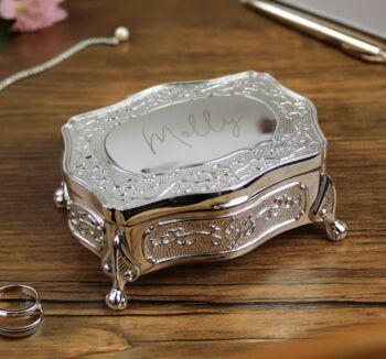 Silver Plated Keepsake Box, 3 of 5