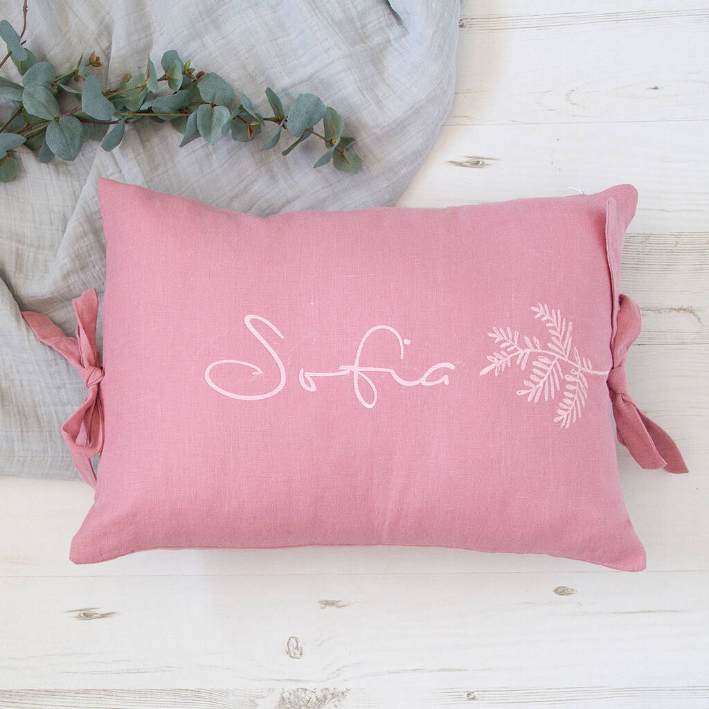 Personalised Gift Linen Cushion, 1 of 4