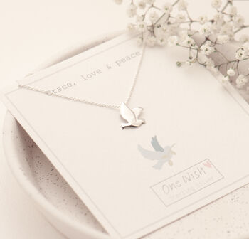 Dove Sterling Silver Necklace, 6 of 12