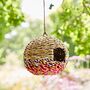 Large Round Recycled Cotton Birdhouse, thumbnail 1 of 4