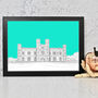 Leeds Castle Architectural Drawing Print, thumbnail 6 of 10