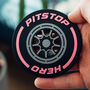 F1 Formula One Gift Drinks Coaster Pink, thumbnail 1 of 4