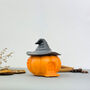 Orange And Black Halloween Pumpkin Witches Bowl, thumbnail 1 of 12