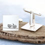 Personalised Car Cufflinks. Gift For Dad, thumbnail 8 of 10