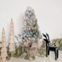 Pre Lit Snowy Tree With Hessian Base, thumbnail 1 of 4