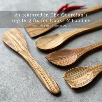 Olive Wood Spatula Or Utensil Set, 2 of 6