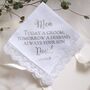 Mother Of The Groom Today A Groom Wedding Day Hanky, thumbnail 1 of 7
