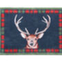 Hug Rug Tartan Stag 65x85, thumbnail 1 of 3