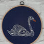 Swan Banner Embroidery Kit, thumbnail 4 of 5