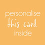 Personalised Benidrom Greeting Card, Skyline, thumbnail 3 of 4