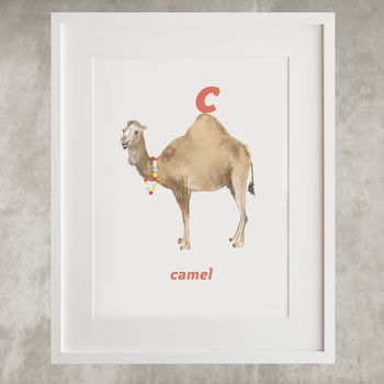 C Is For Camel Print, 2 of 2