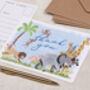 Jungle Safari Children's Thank You A6 Postcard Pack, thumbnail 2 of 3