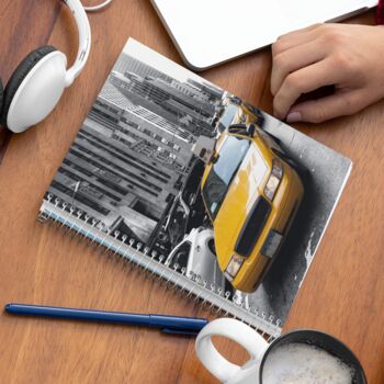 A5 Spiral Notebook Featuring Nyc Yellow Taxis, 2 of 2