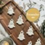 Personalised Clay Mini Tree Decoration, thumbnail 1 of 6