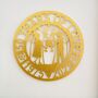 50 Years Of Love Wedding Anniversary Paper Cut, thumbnail 4 of 8