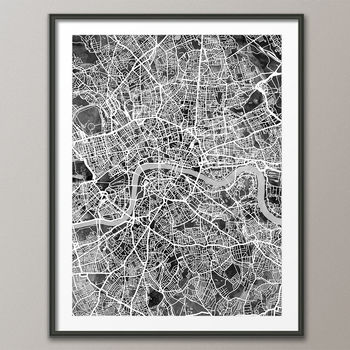 London City Map Print, 3 of 4