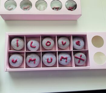 Personalised Box Of 10 Macarons, 6 of 7