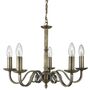 Five Light Candle Style Chandelier, thumbnail 5 of 7