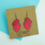 Anatomical Heart Earrings, thumbnail 2 of 3